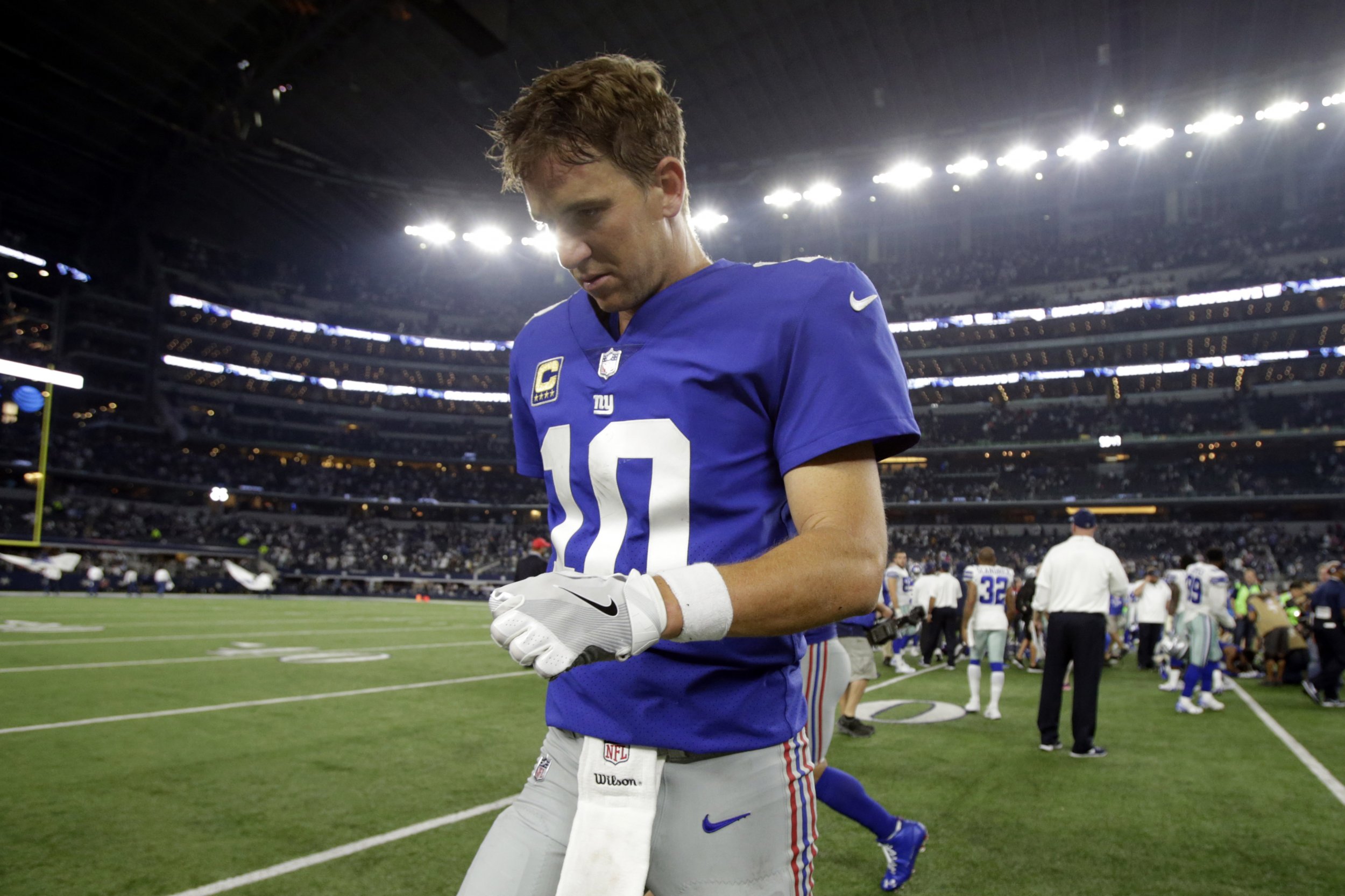 New York Giants quarterback Eli Manning.