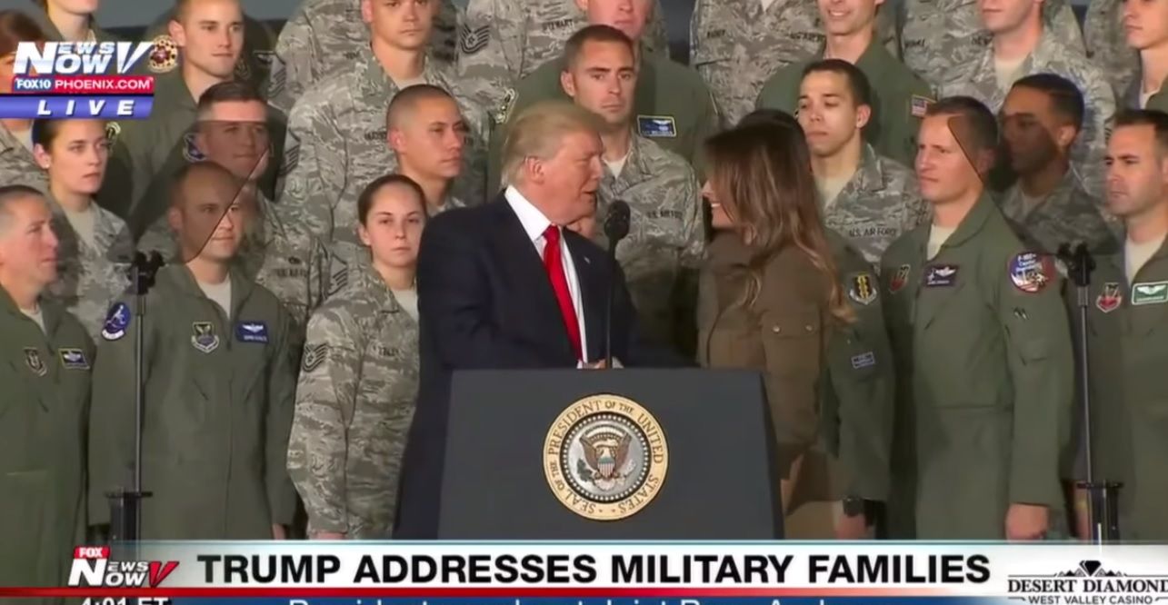 Kimmel mocks Trump and Melania handshake