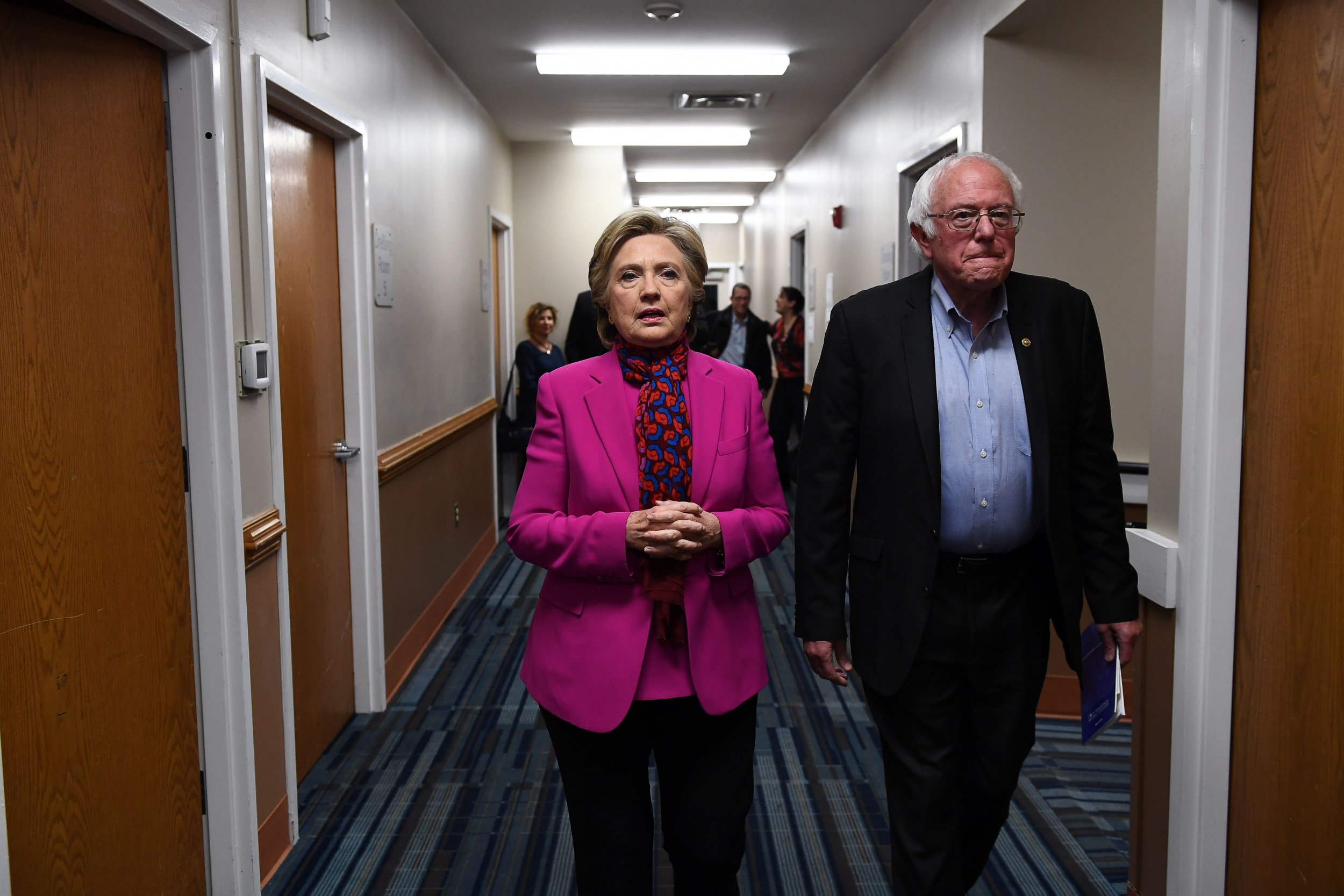 Hillary Clinton, Bernie Sanders