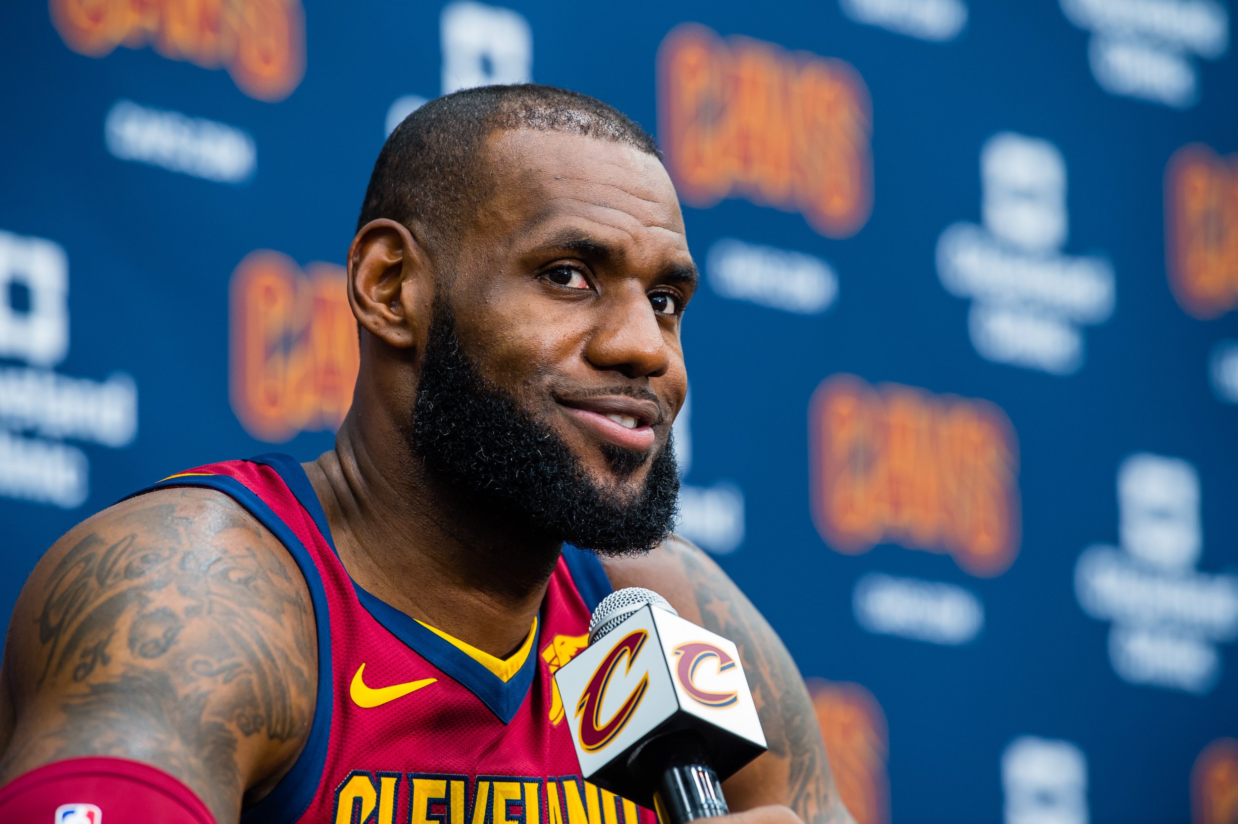 Cleveland Cavaliers star LeBron James.