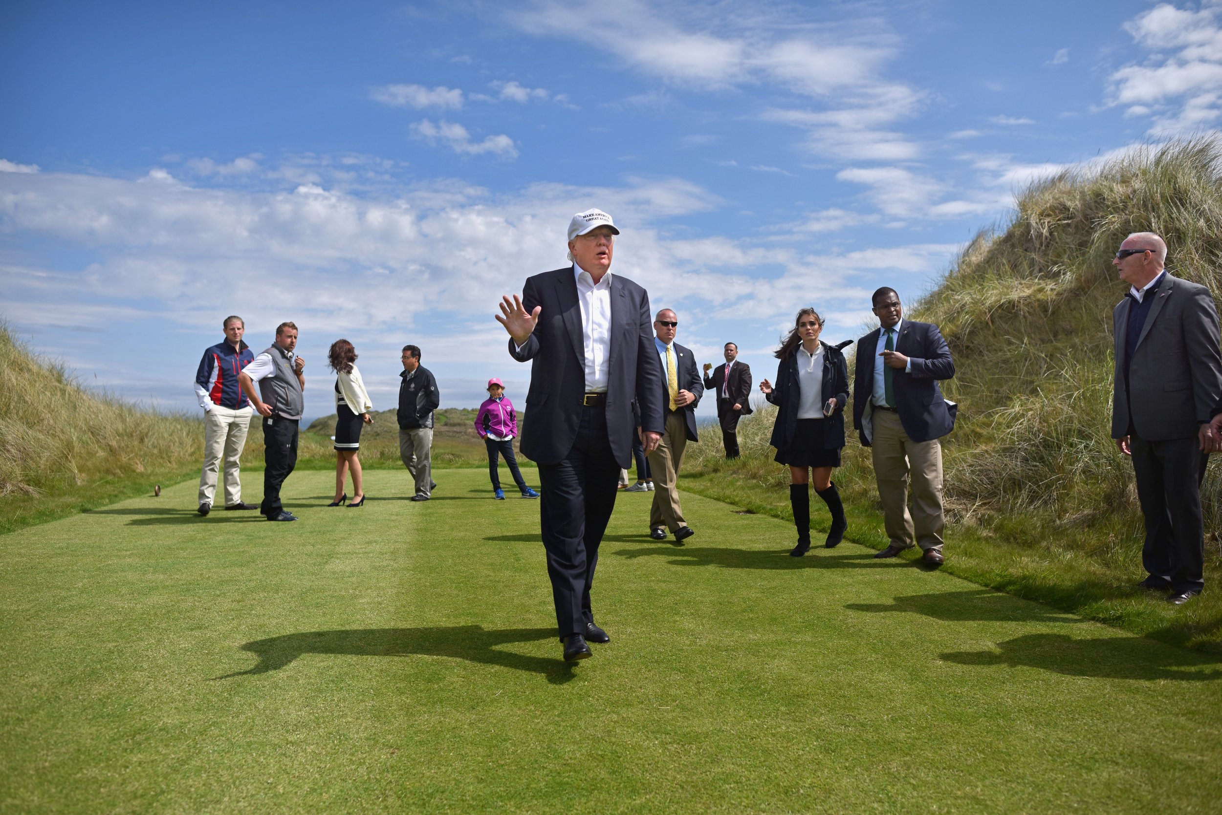 Trump Golf Course Grave