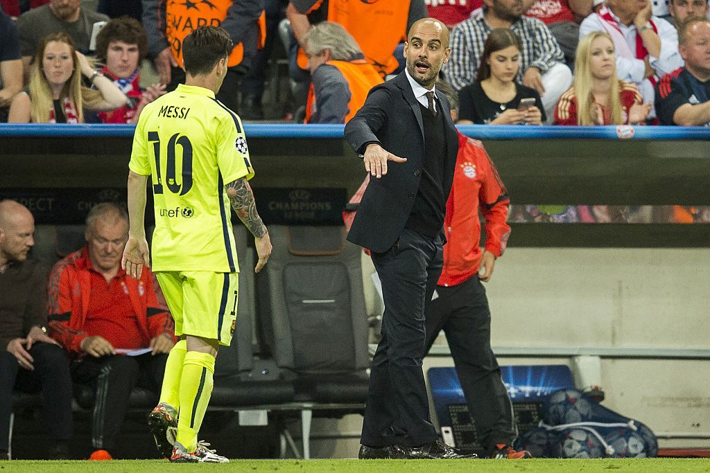 Messi and Guardiola