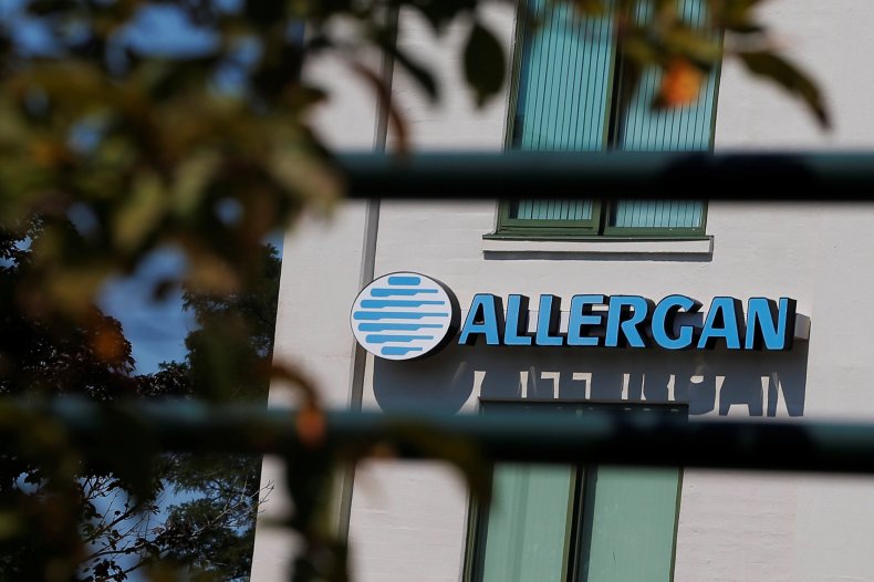 Allergan sign