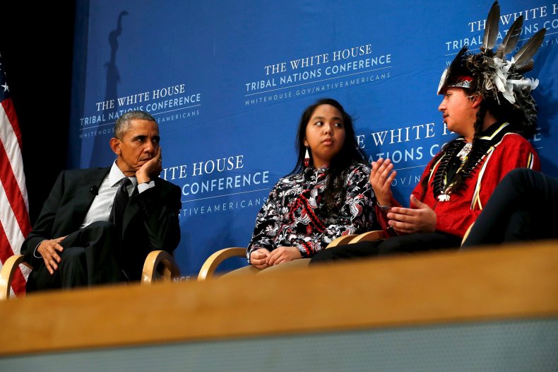 Obama and St. Regis Mohawk Tribe