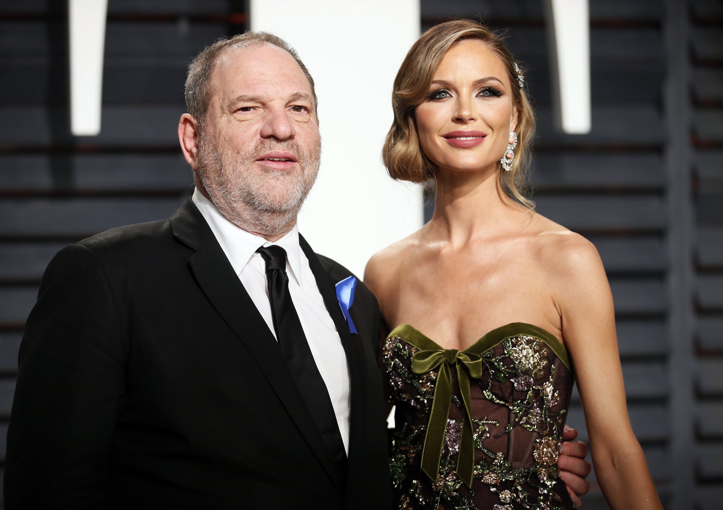 Harvey Weinstein and wife Georgina Chapman arrive before the 83rd