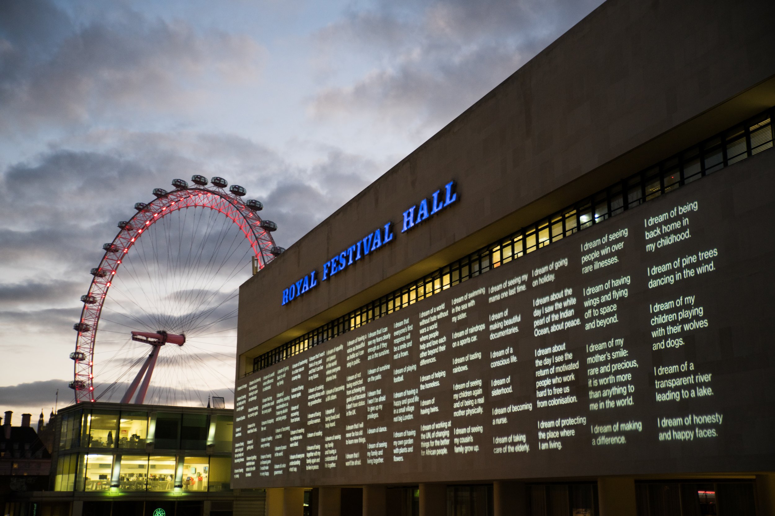 What Is Your Dream? How Hundreds of Refugees' Hopes Ended up on a London  Wall