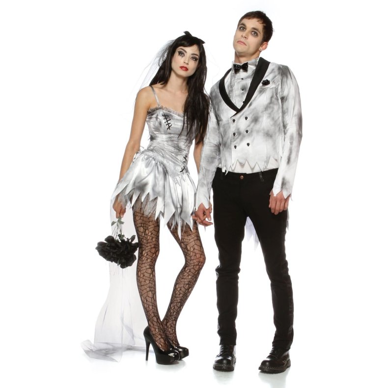 zombie bride and groom costume