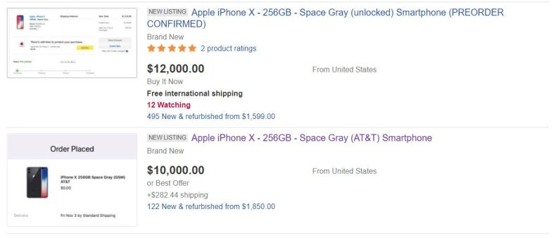 iphone x pre order ebay