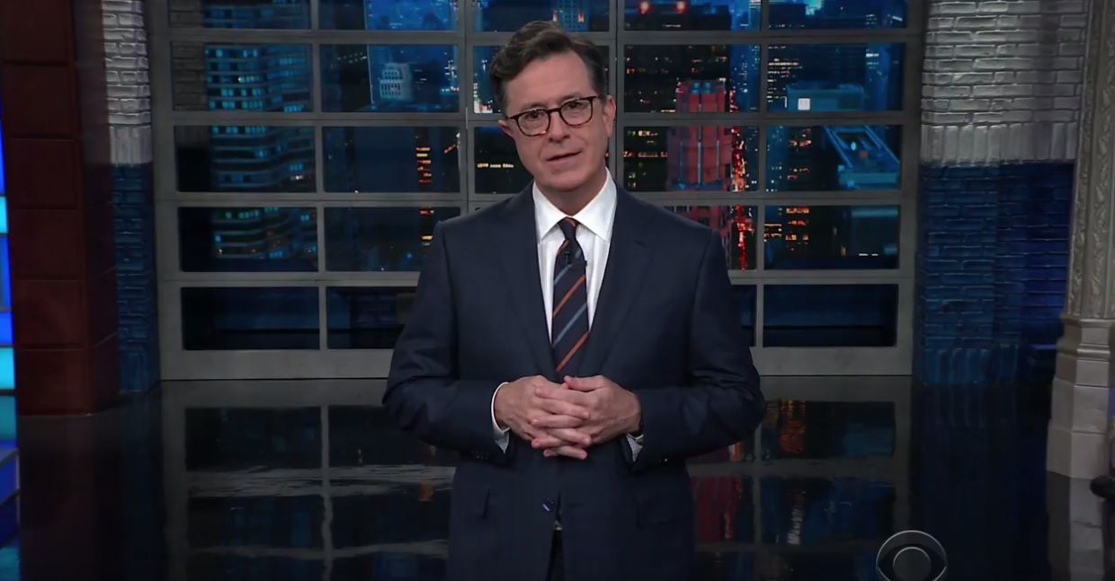 Colbert jokes about Trump allies' indictment
