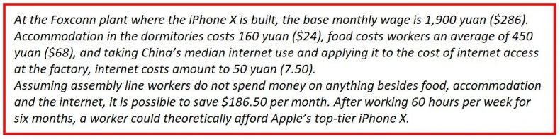 apple iphone x factory conditions