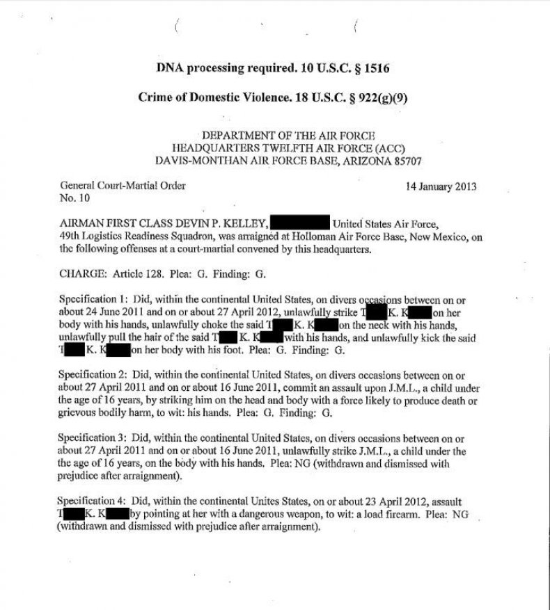 Kelley's discharge