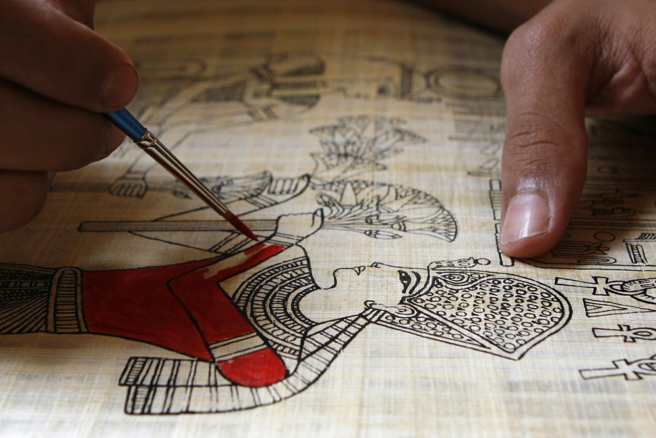 papyrus sheets