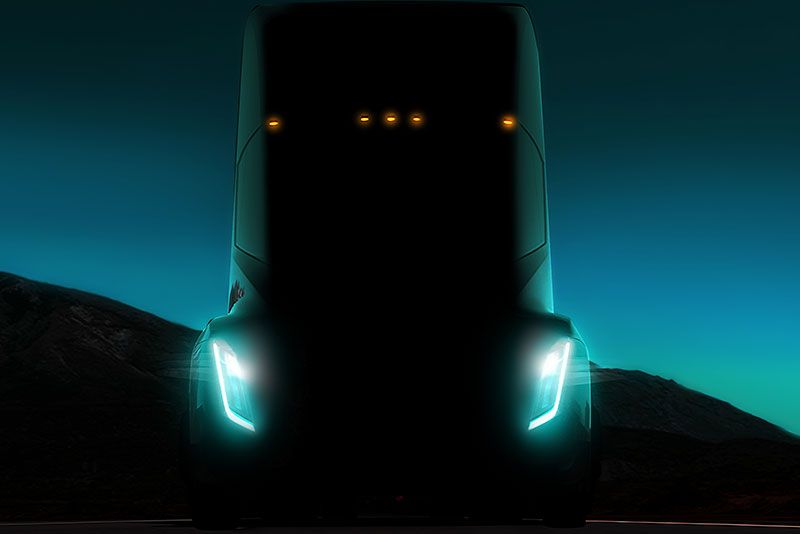 Elon Musk Reveals Tesla Semi Truck That Will "Blow Your Mind Out Of