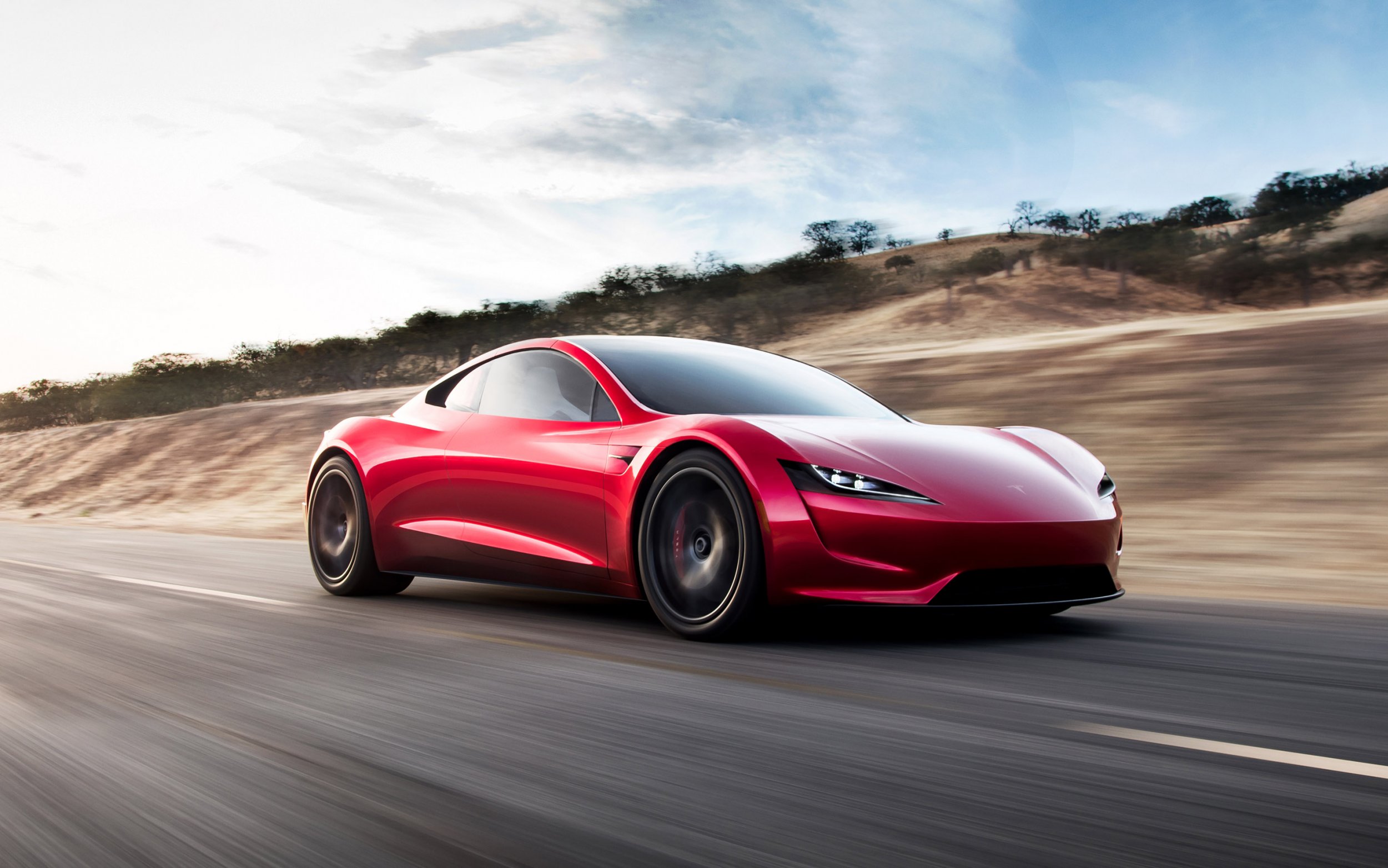 elon musk tesla roadster