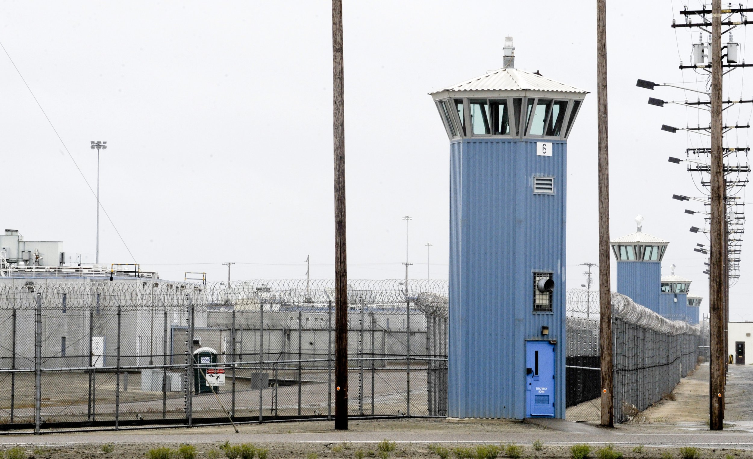 State prison. Коркоран тюрьма. Коркоран город в США.