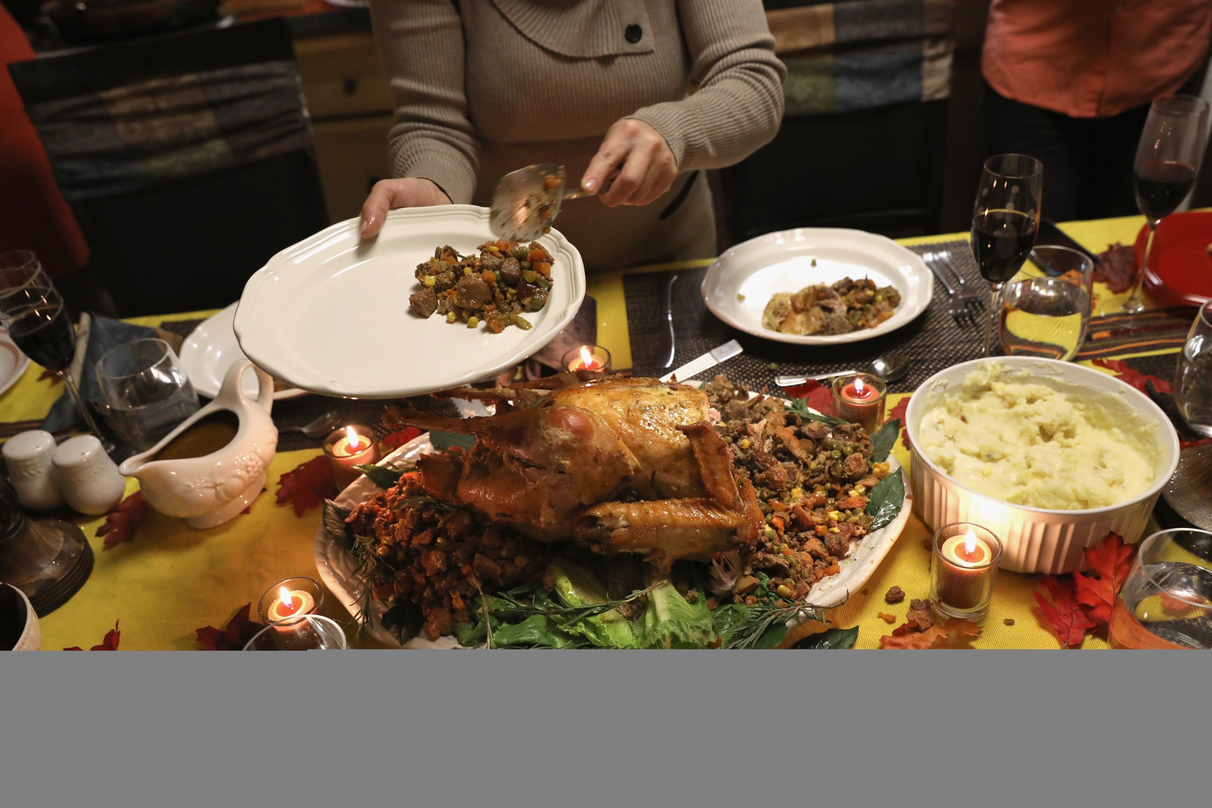 plate thanksgiving side dishes