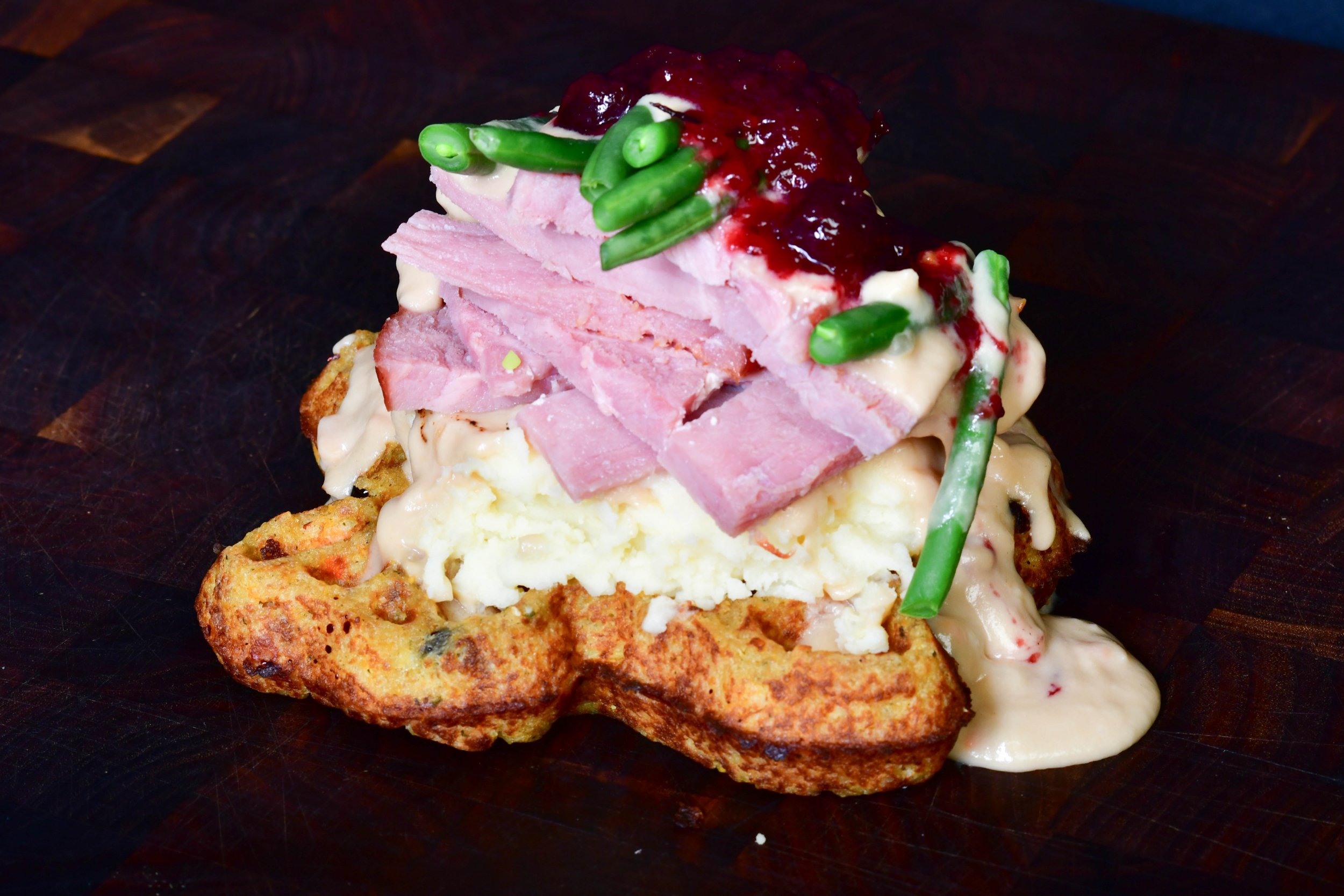 The Dallas Cowboys' Thanksgiving Game Food Offering Is an Absurd  Texas-Shaped Stuffing Waffle