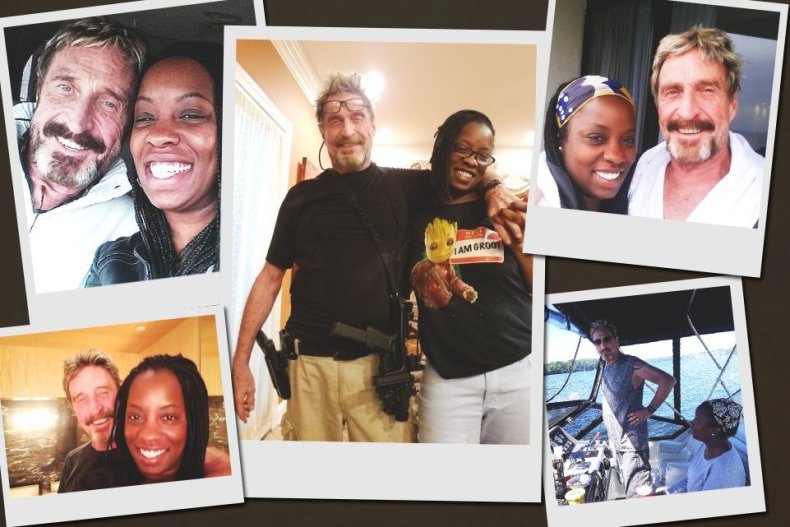 John McAfee wife kidnap janice