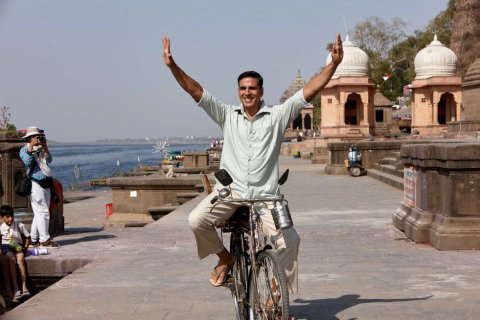 Akshay on bike