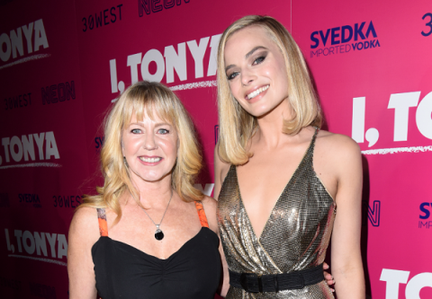 Tonya Harding and Margot Robbie