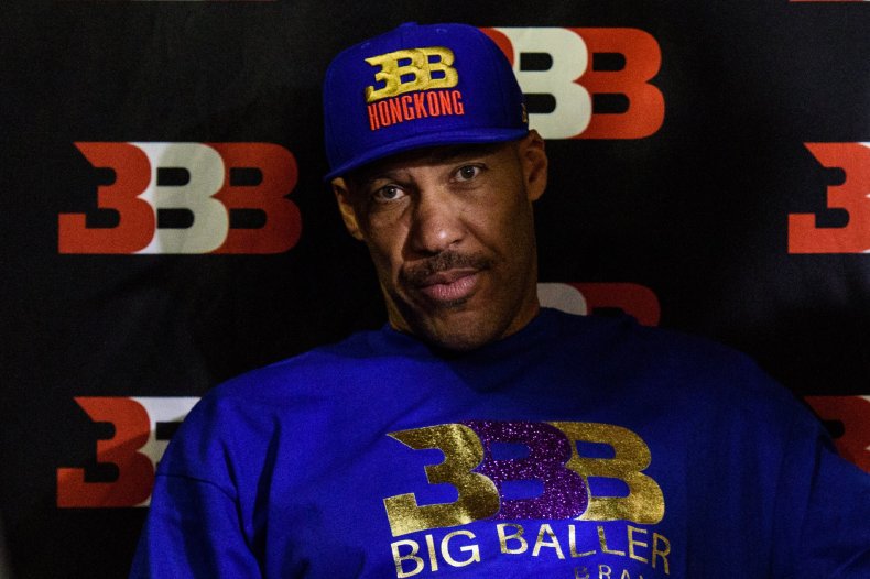 LaVar Ball, father of LaMelo and LiAngelo.