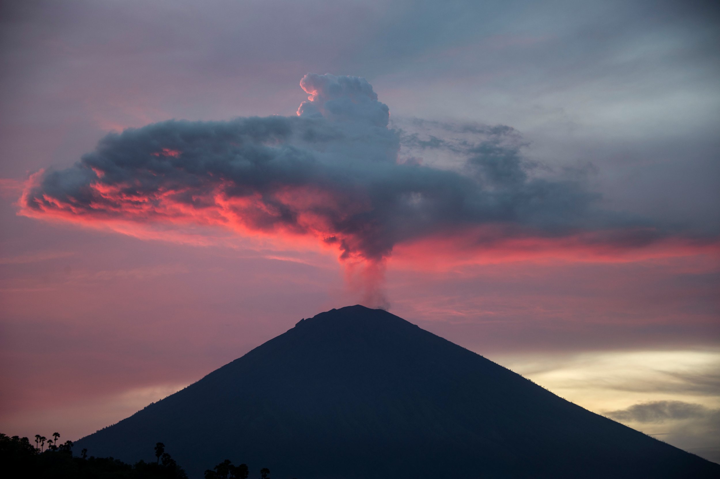 Giant Volcano Erupting in Bali Could Help Predict Future Deadly Lava