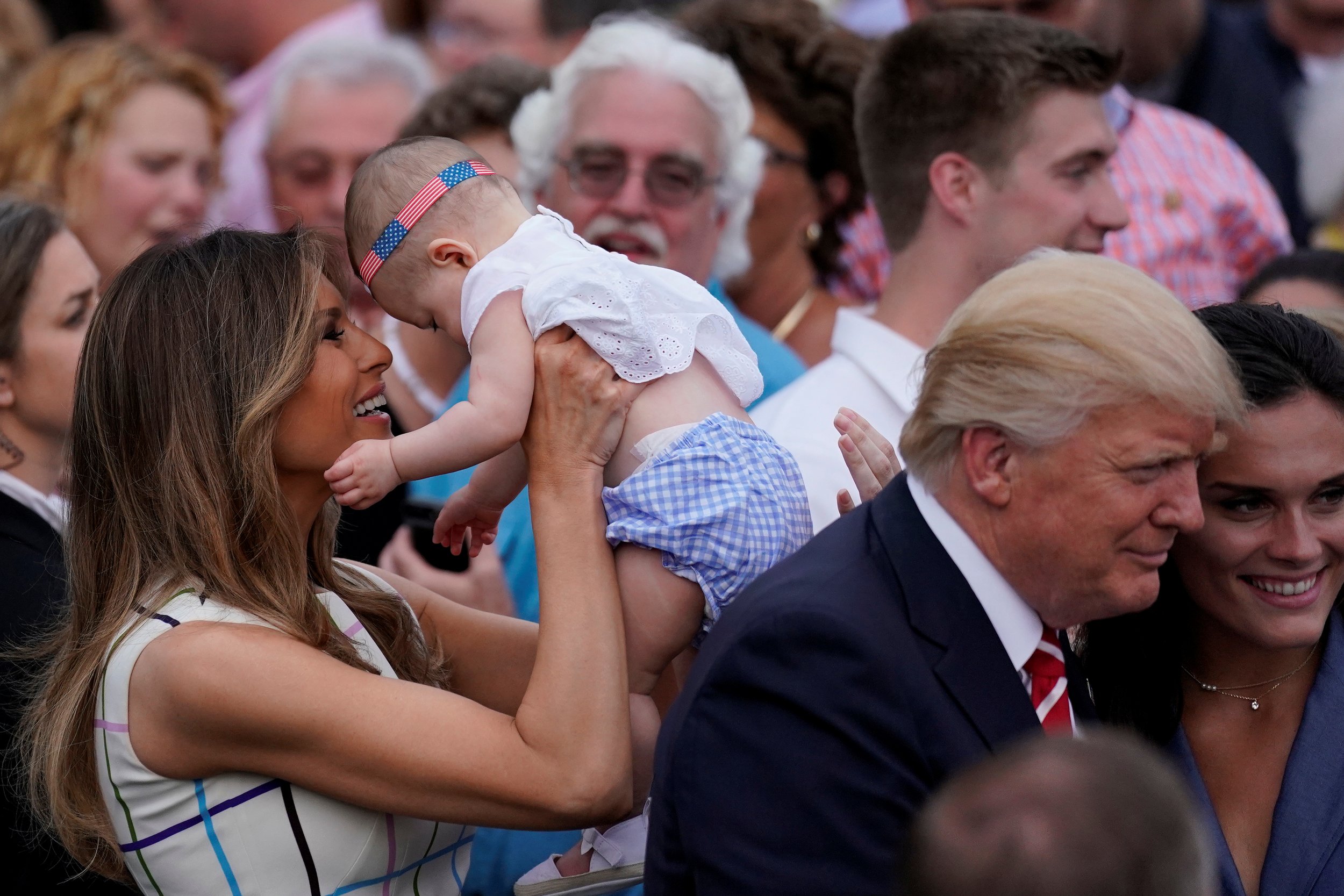 melania with baby