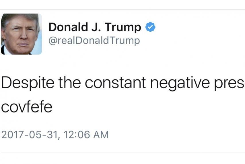 Trump covfefe tweet