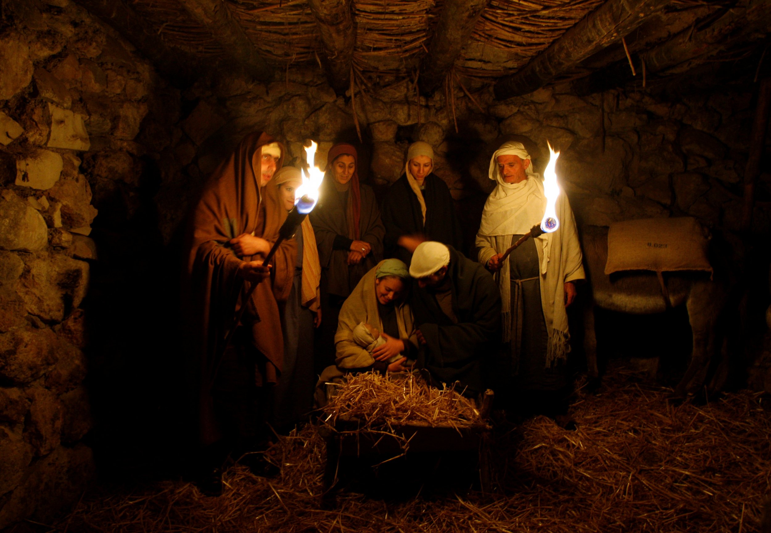 Jesus Birth Story Revised by Activist Nativity Scenes Featuring Trump