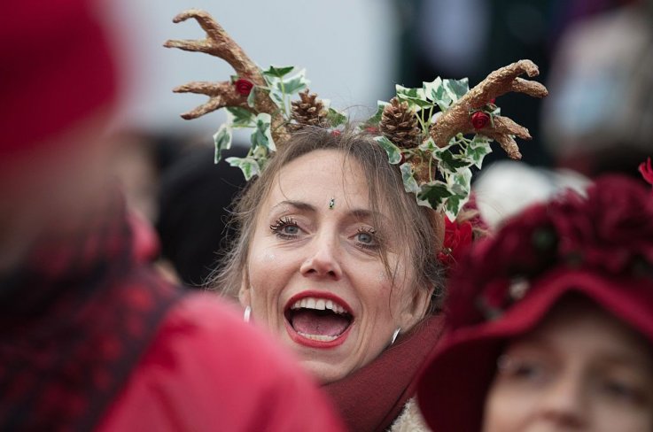 winter solstice woman winter solstice woman