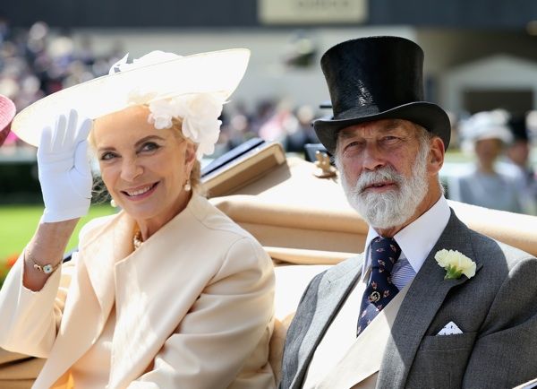 Princess Michael of Kent Wears Blackamoor Brooch to Lunch Attended by Meghan Markle