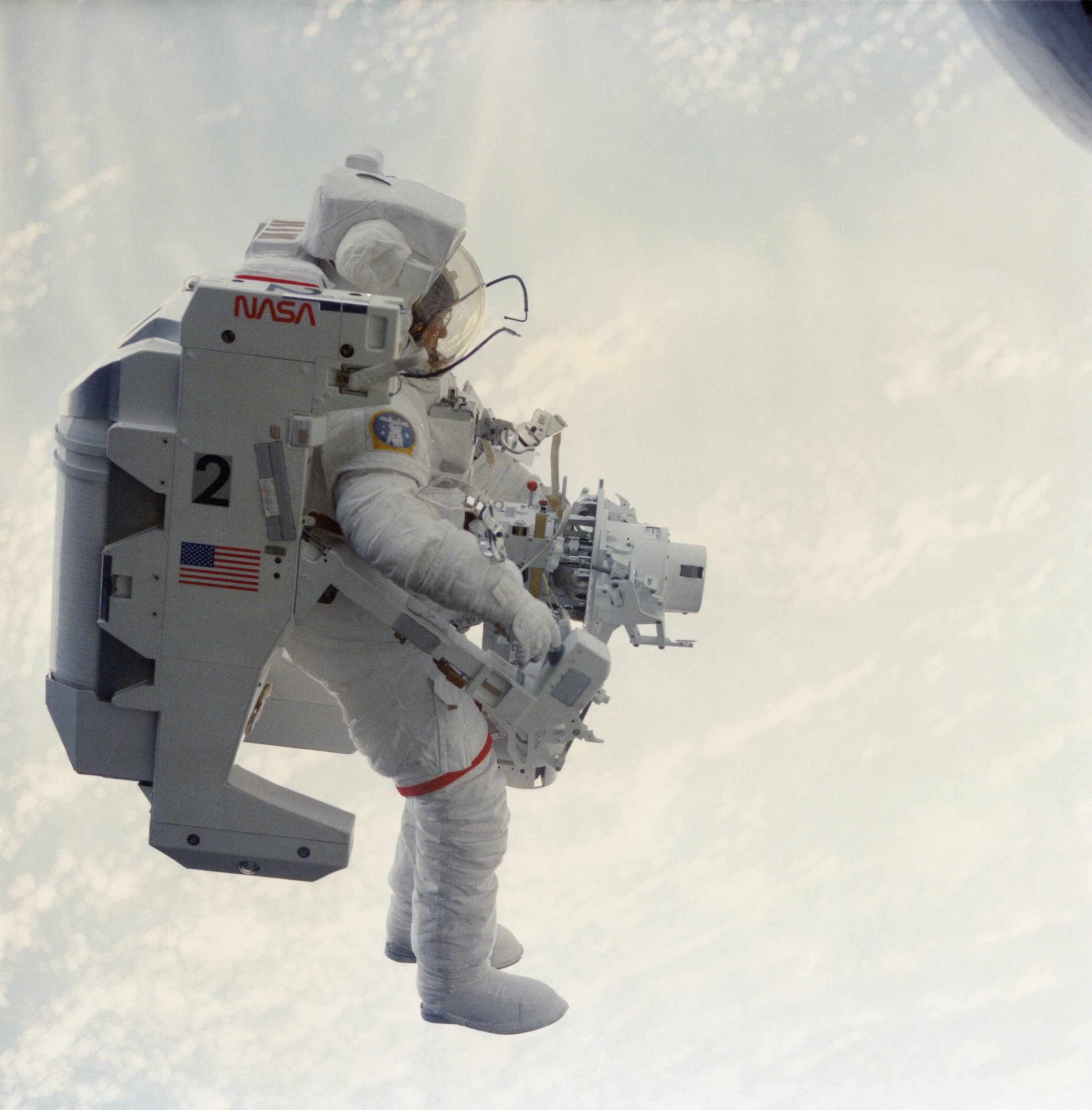 jetpack astronaut in space