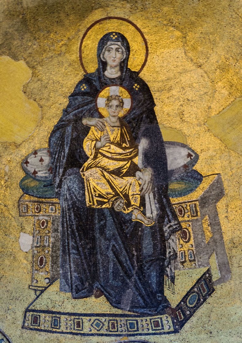 Figure 2, Hagia Sophia Virgin and Jesus mosaic Figure 2, Hagia Sophia Virgin and Jesus mosaic