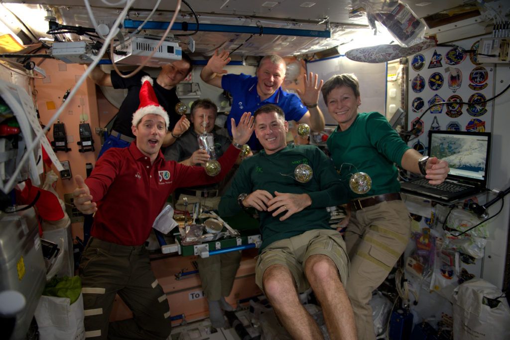 Christmas in Space: At the International Space Station, Astronauts Got Floating Gifts and 'Star ...