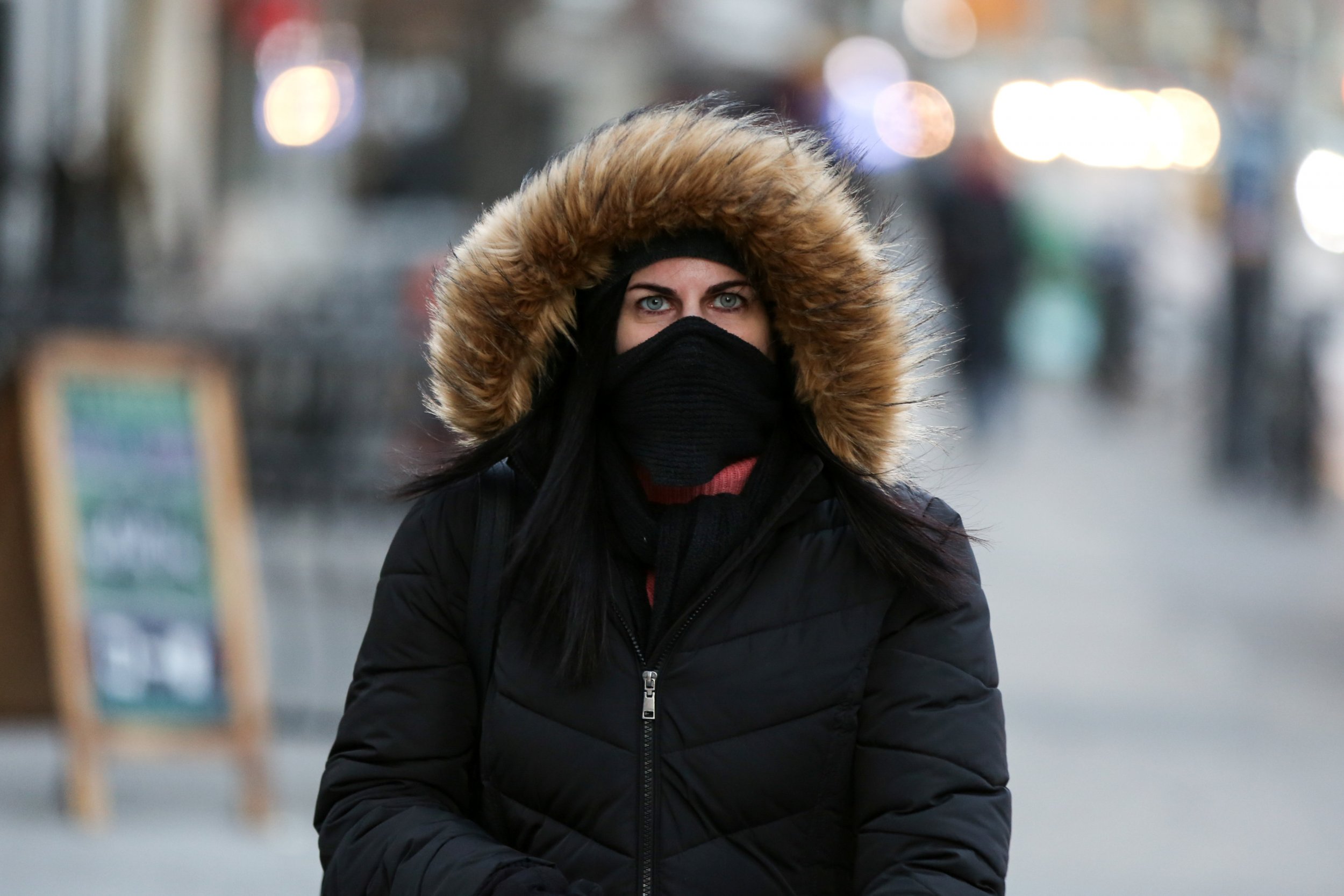 Легче переношу холод. Холод. Холодная погода. Репортер в Мороз. Extremely Cold weather and Wind.