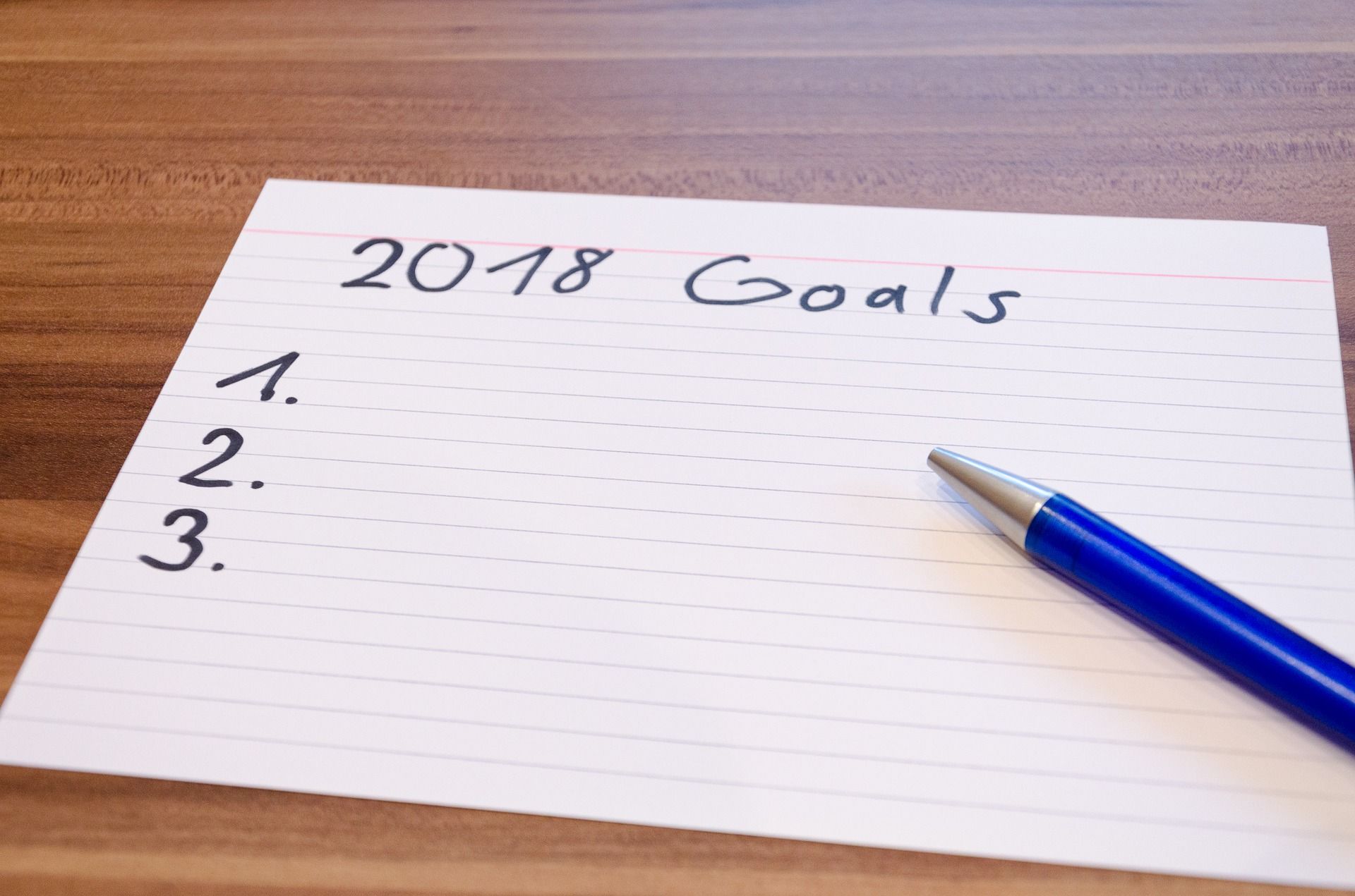 Setting Goals for 2018