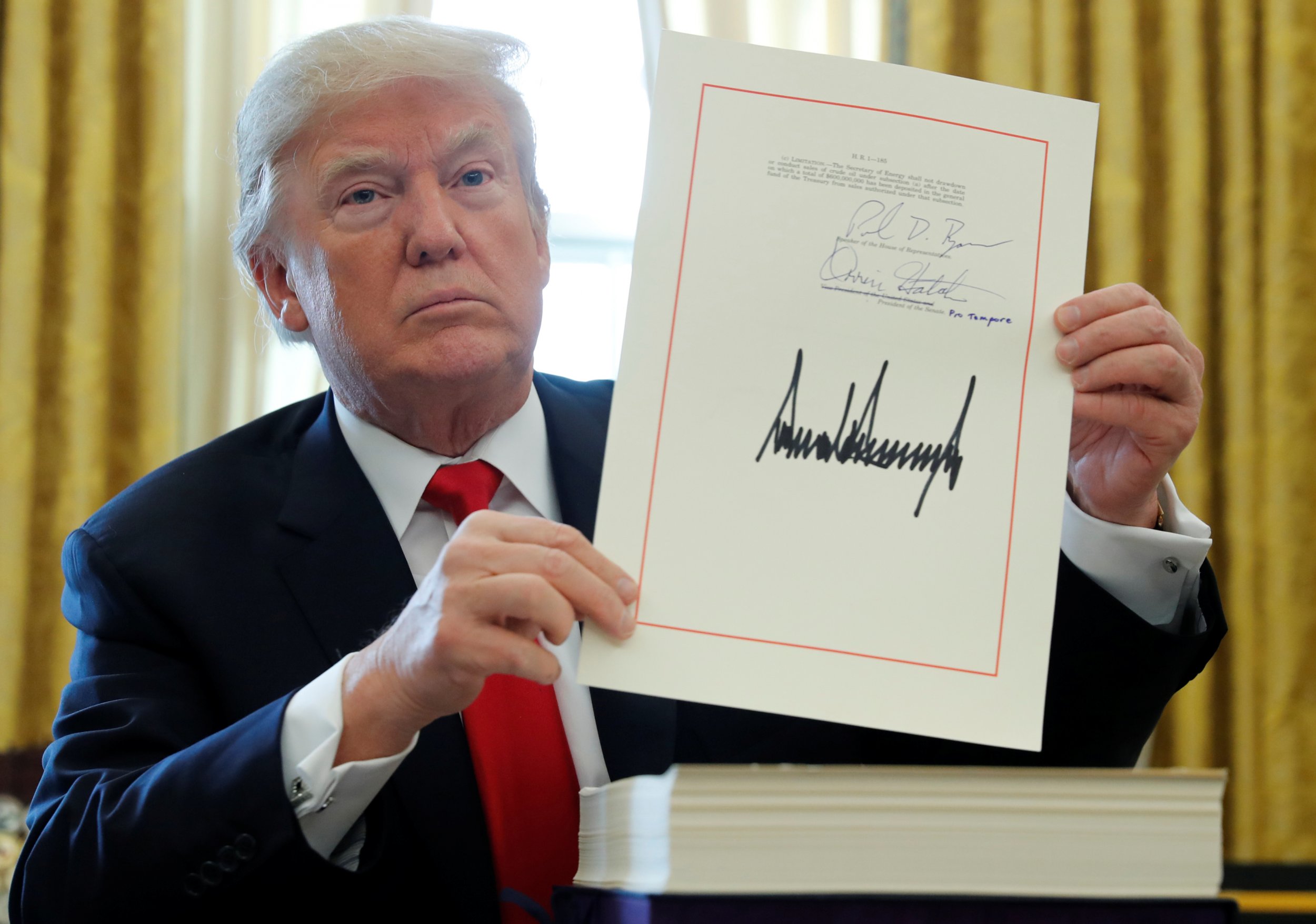 donald trump signature