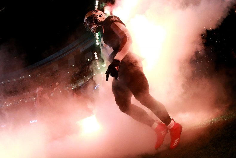 Alvin Kamara of the New Orleans Saints in New Orleans, Louisiana, December 24 2017. Alvin Kamara of the New Orleans Saints in New Orleans, Louisiana, December 24 2017.
