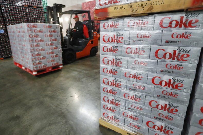 Diet Coke boxes