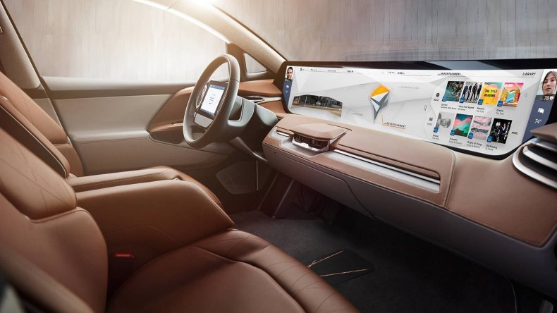 byton self-driving car electric tesla china