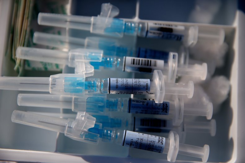 flu shot syringes