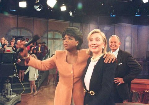 Oprah and Hillary