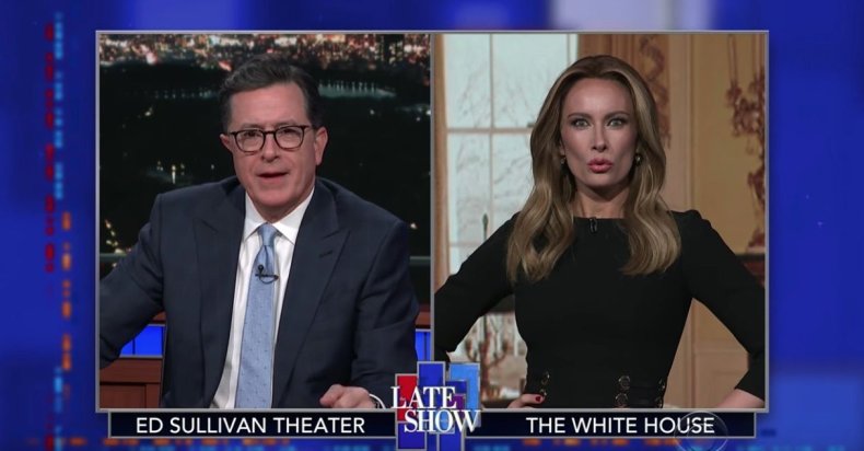 Melania Trump refutes 'Fire and Fury' claims on Late Show