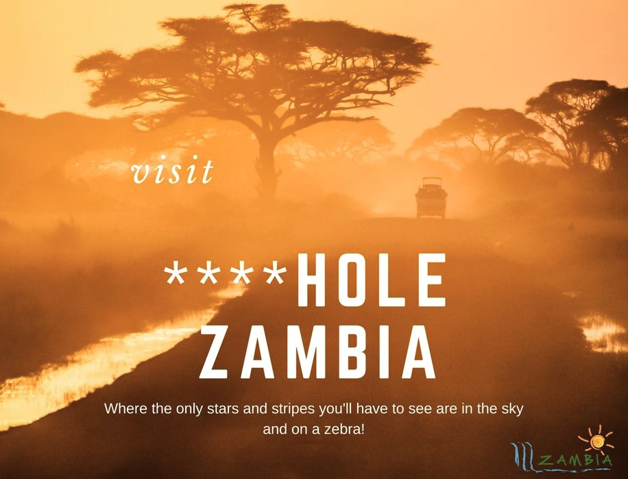 'Visit Shithole Zambia': Trump's Comments Inspire Tourism Ad