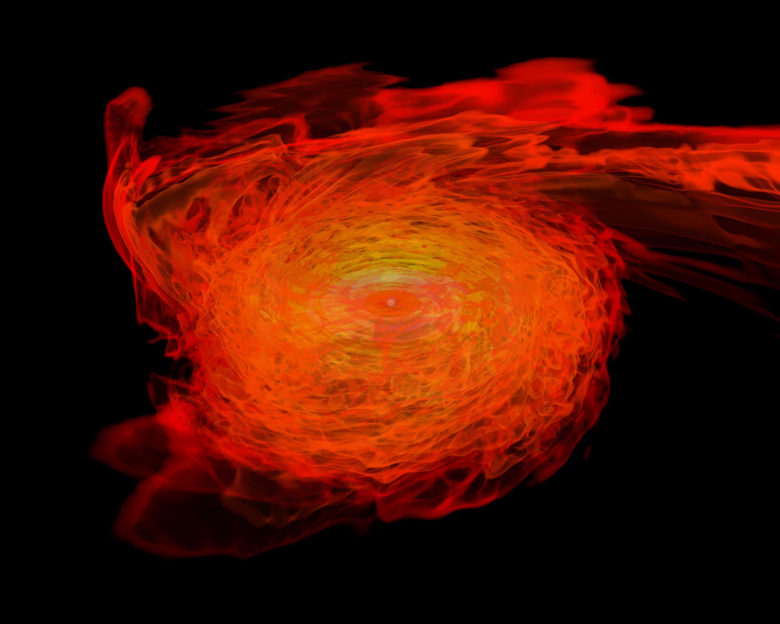 Нейтронная дыра. Neutron explosion. Collision of 2 Neutron Stars.