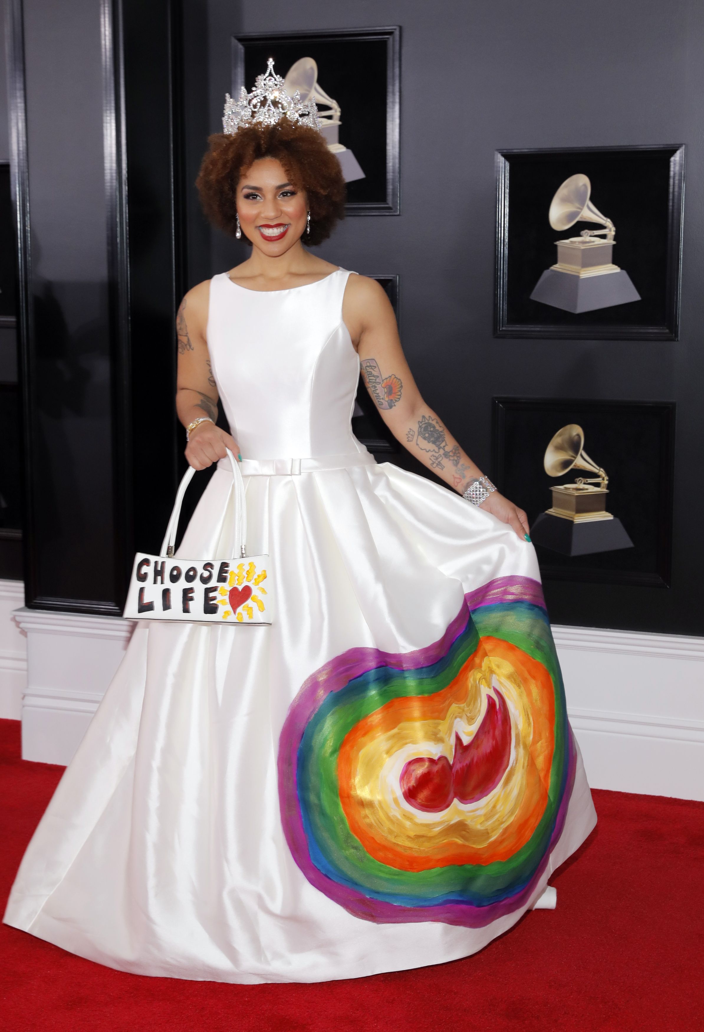 joy villa grammy dress 2018