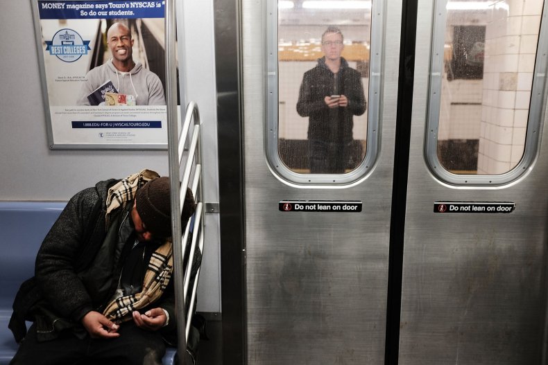 subway sleeper
