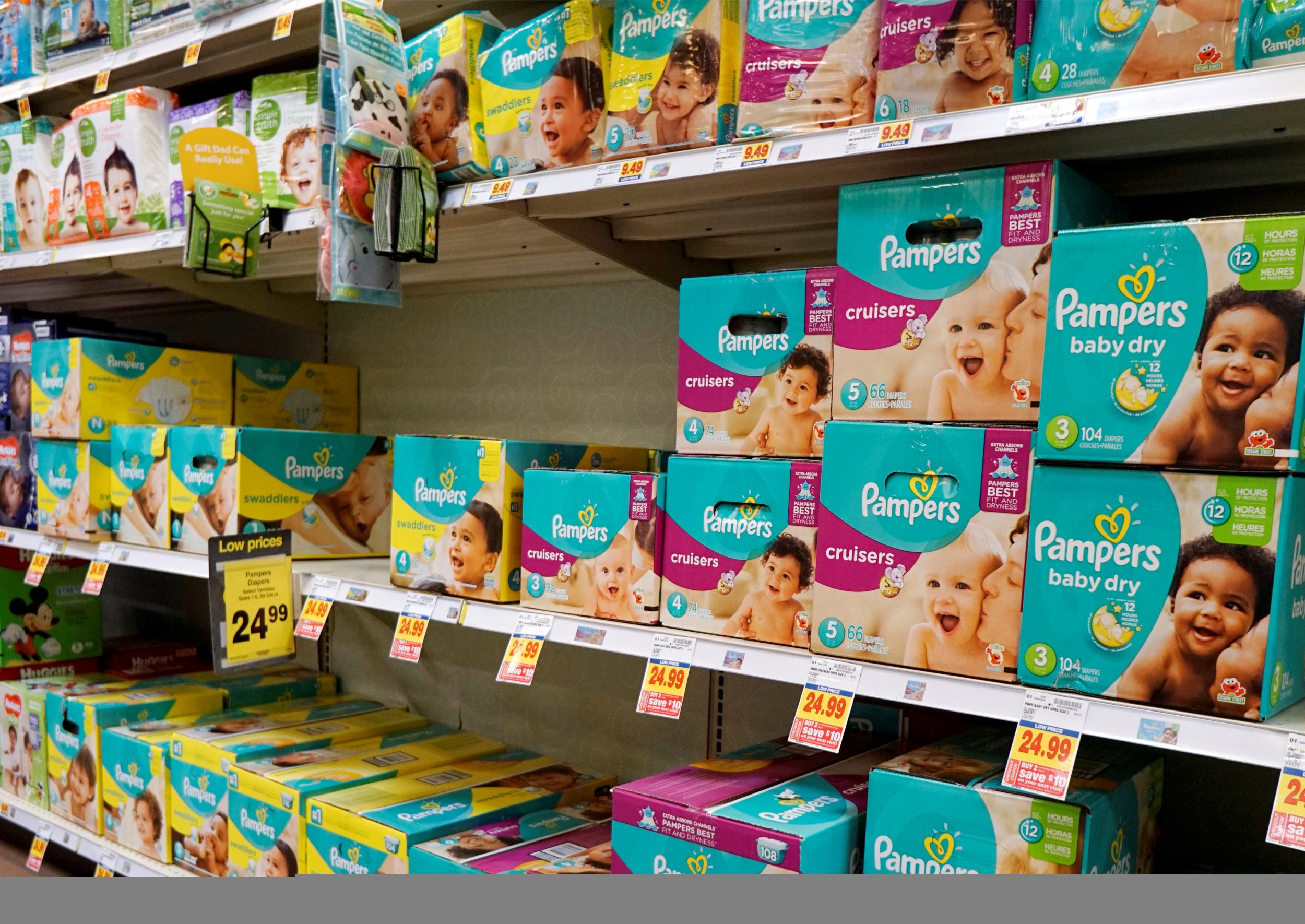 Buy diapers on sale