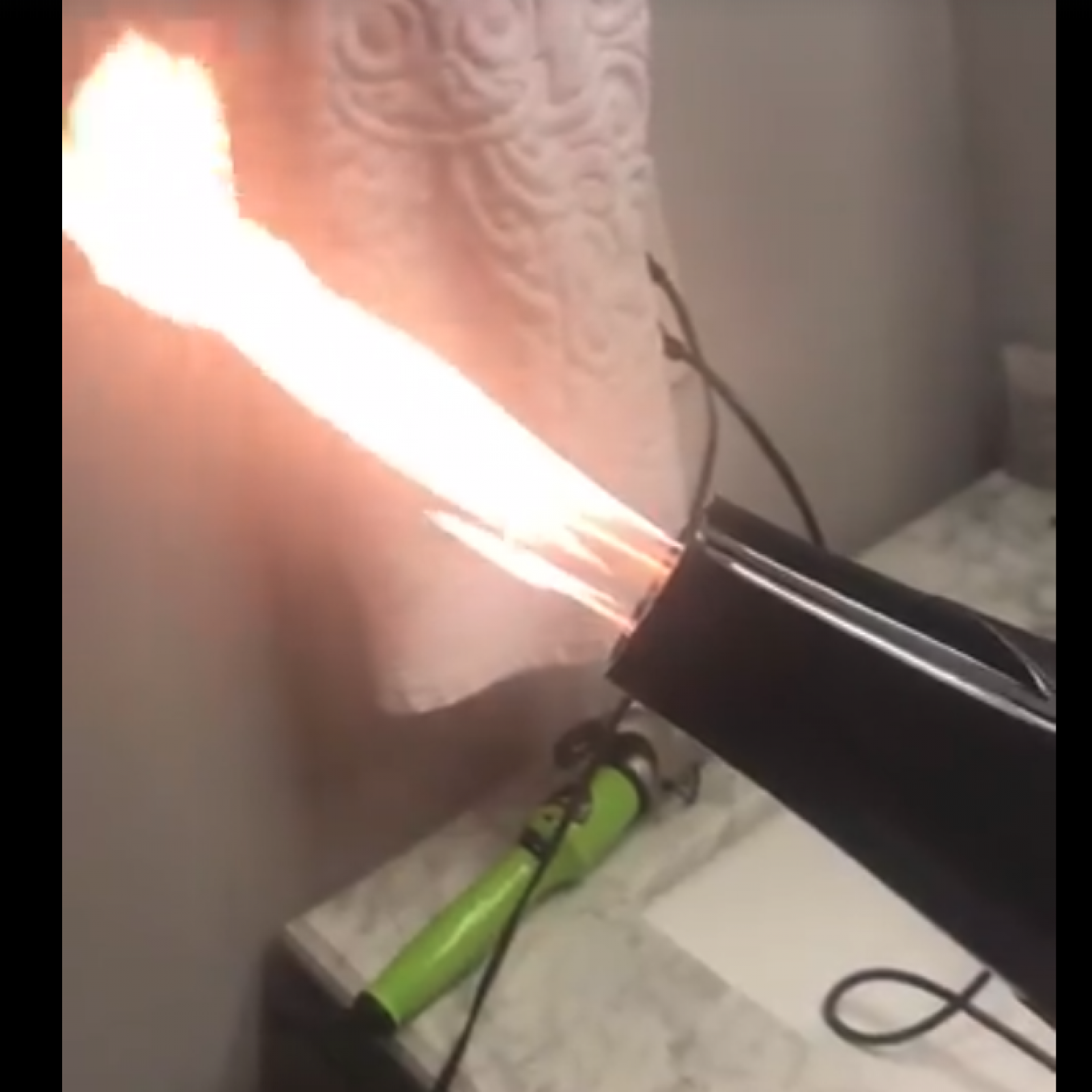 Watch: Amazon Stops Selling Hair Dryer after Woman Discovers it Shoots Fire