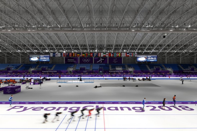 skaters warmup olympics